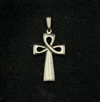 Vintage Irish Sterling Silver Celtic Cross Pendant