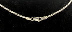 Vintage Black Onyx, Marcasite and Mother of Pearl Pendant on Italian Chain Sterling Silver Necklace - 16"