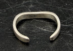 Vintage Sterling Silver and Rhinestones Adjustable Open Back Ring - AS IS