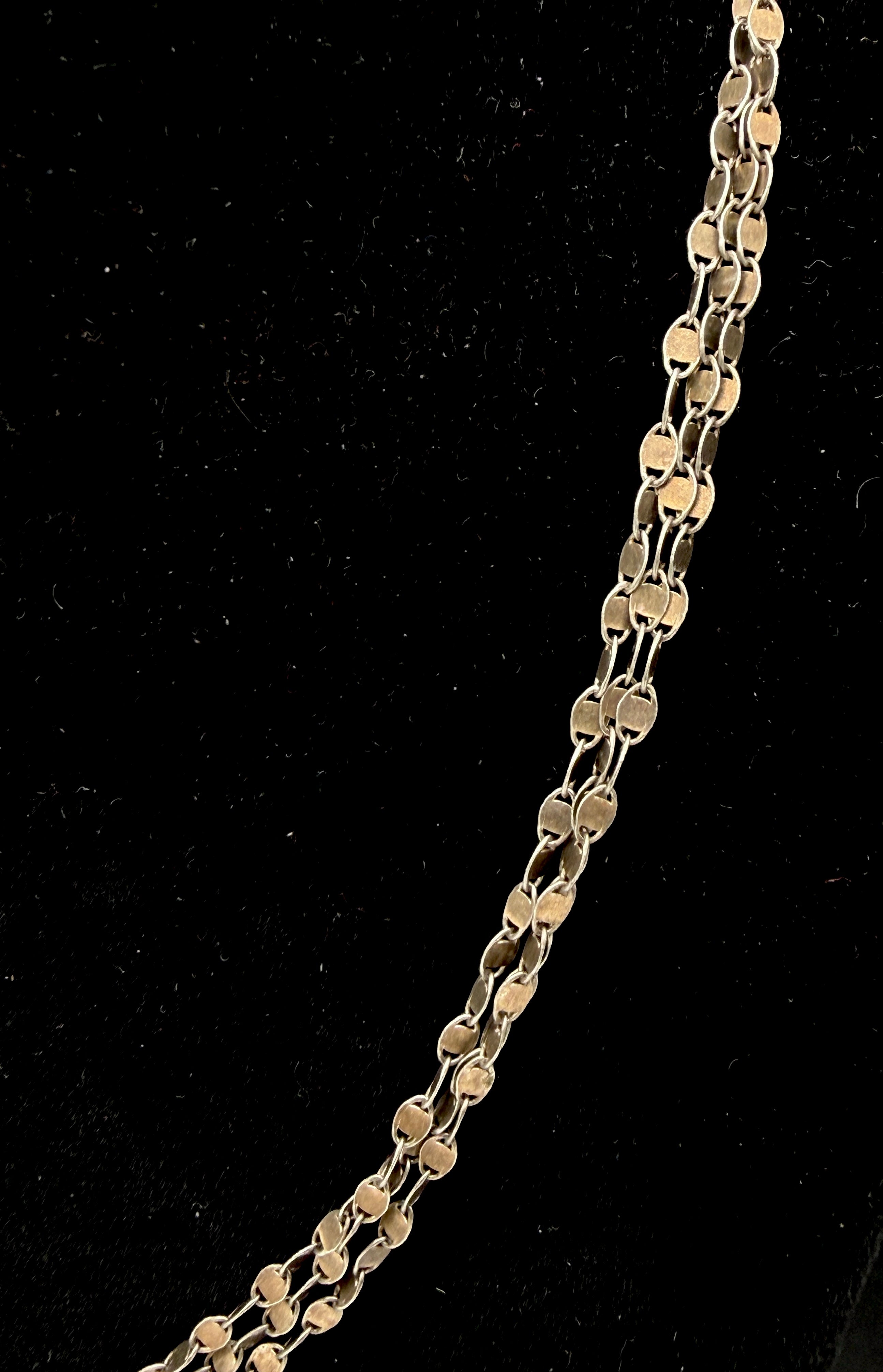 Milor - Vintage Five Feet Long! 950 Silver Italian Unique Link Chain Necklace - 60"