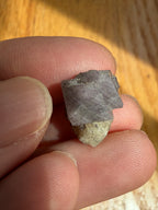 Purple Twin Spinel Crystal Specimen - Afghanistan
