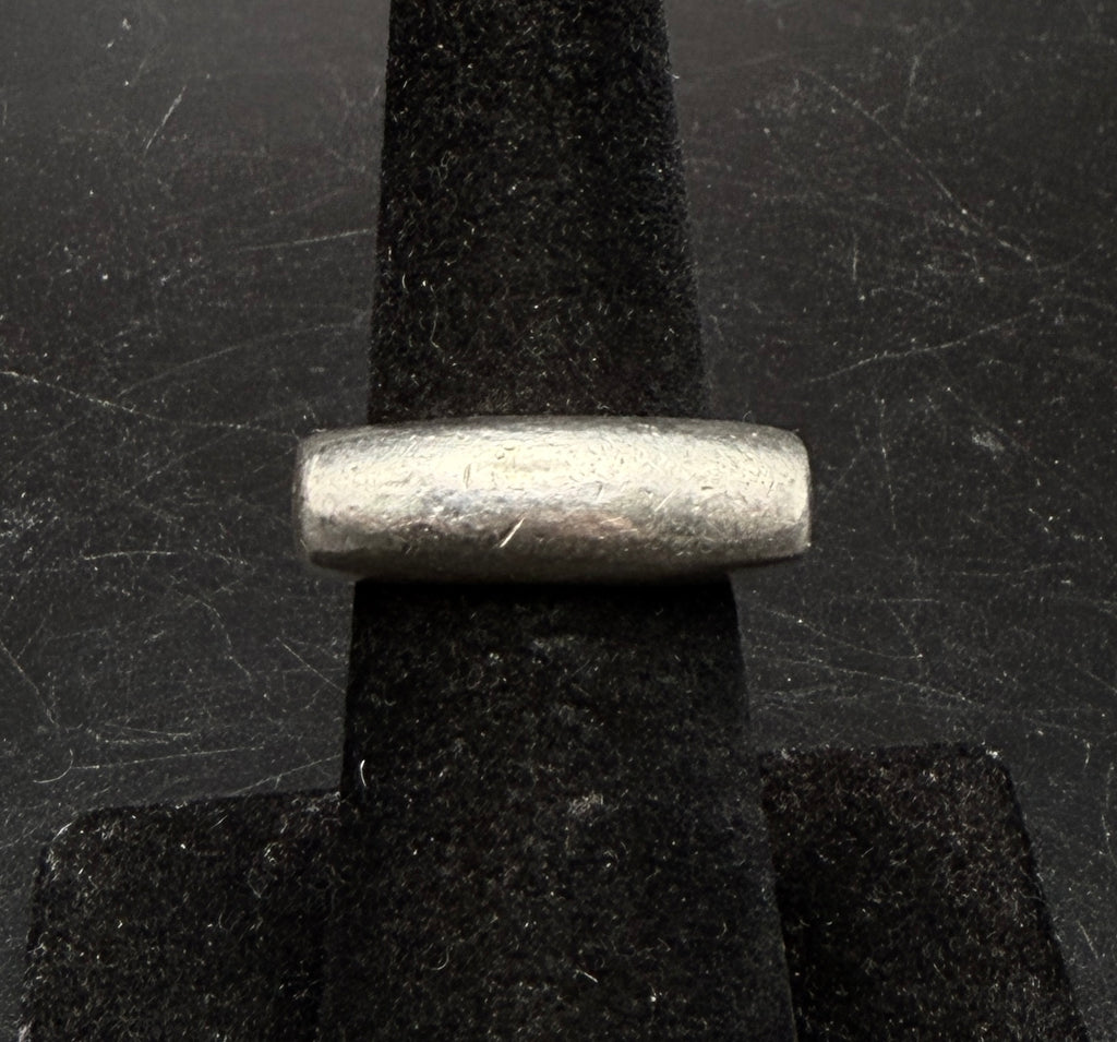 Vintage Handmade Sterling Silver Mexican Ring with Adjuster - Size 5 to 6.5