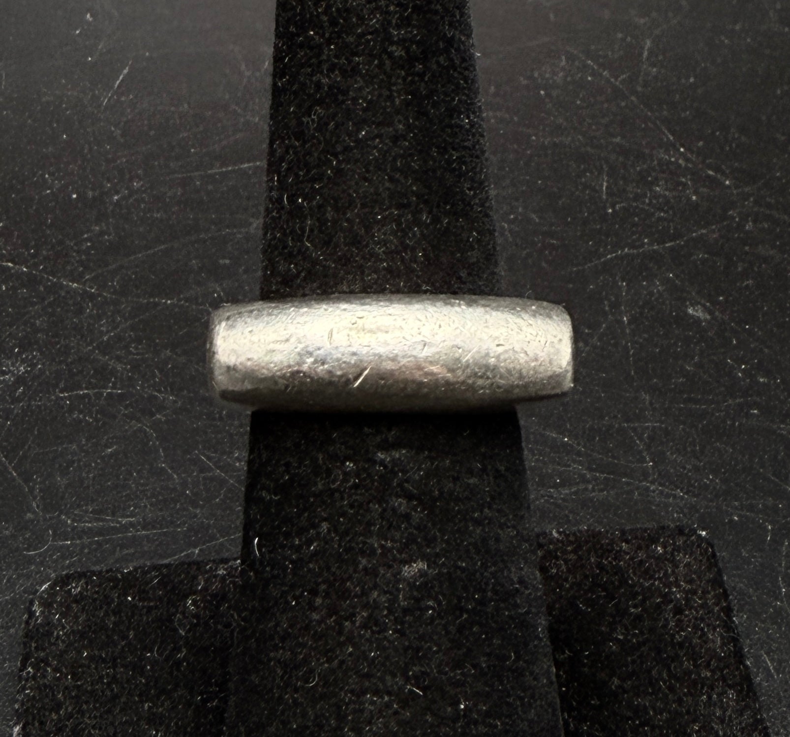 Vintage Handmade Sterling Silver Mexican Ring with Adjuster - Size 5 to 6.5