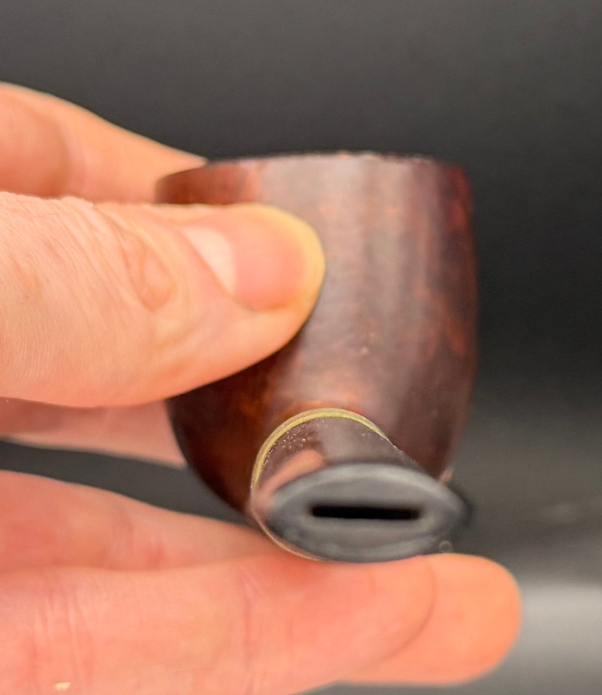 Vintage BBB Quaint A Handmade Estate Pipe - Rare WDC Silver Band