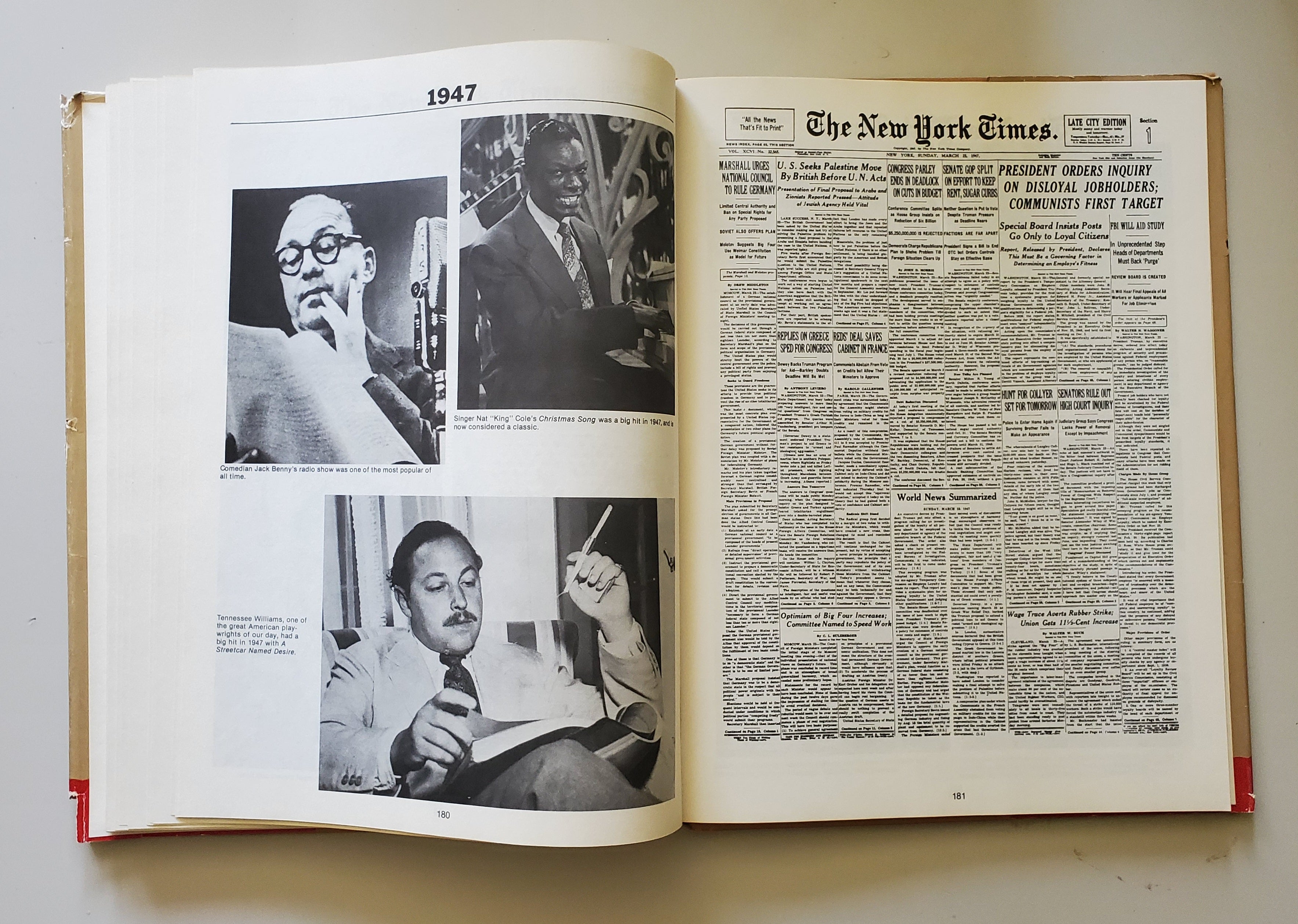 The Forties as Reported by The New York Times