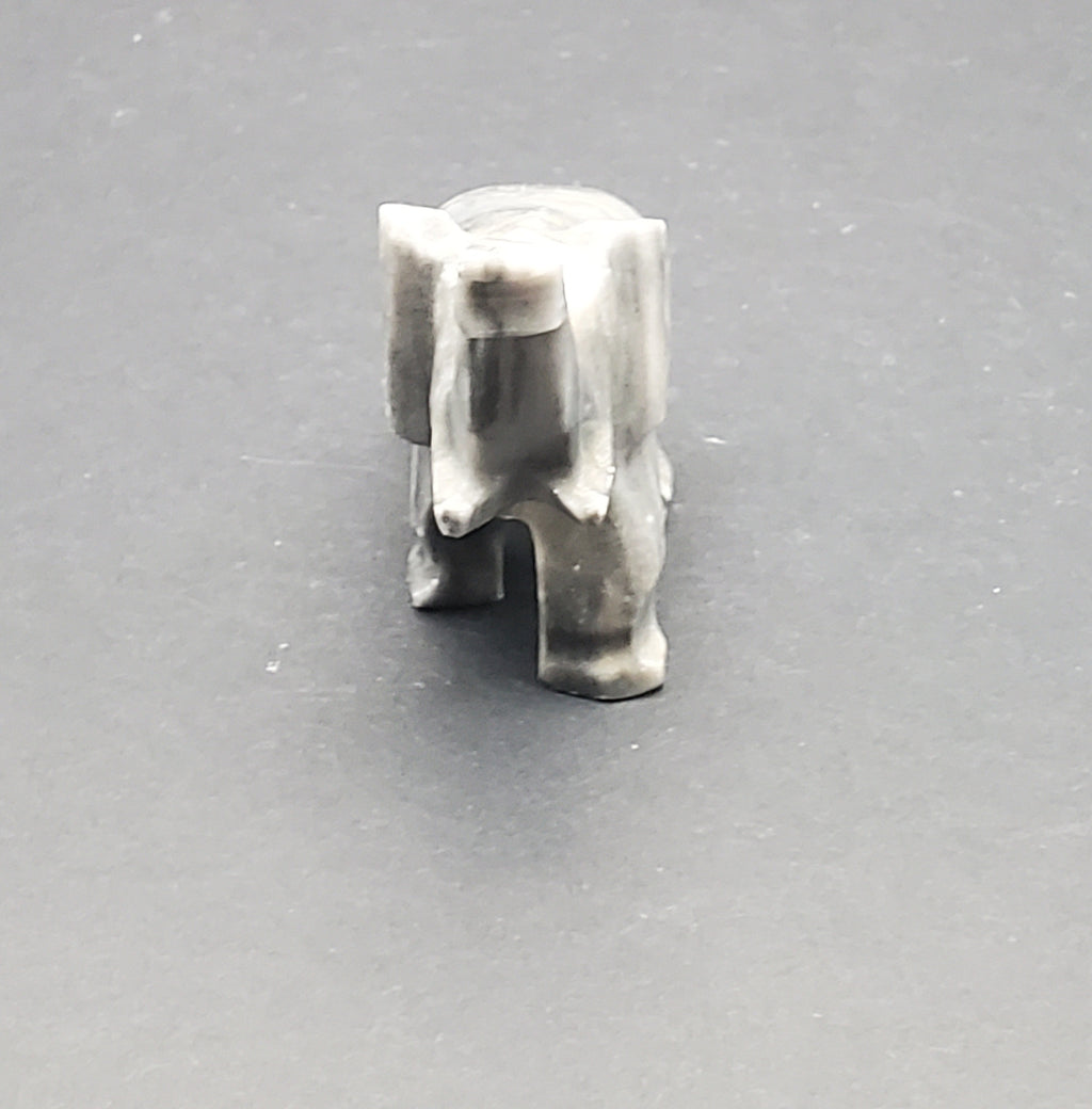 Carved Stone Elephant Figurine