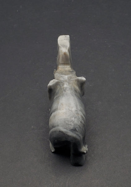 Carved Stone Elephant Figurine