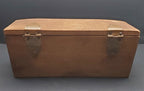 Vintage Wood Sarcophagus Lidded Box