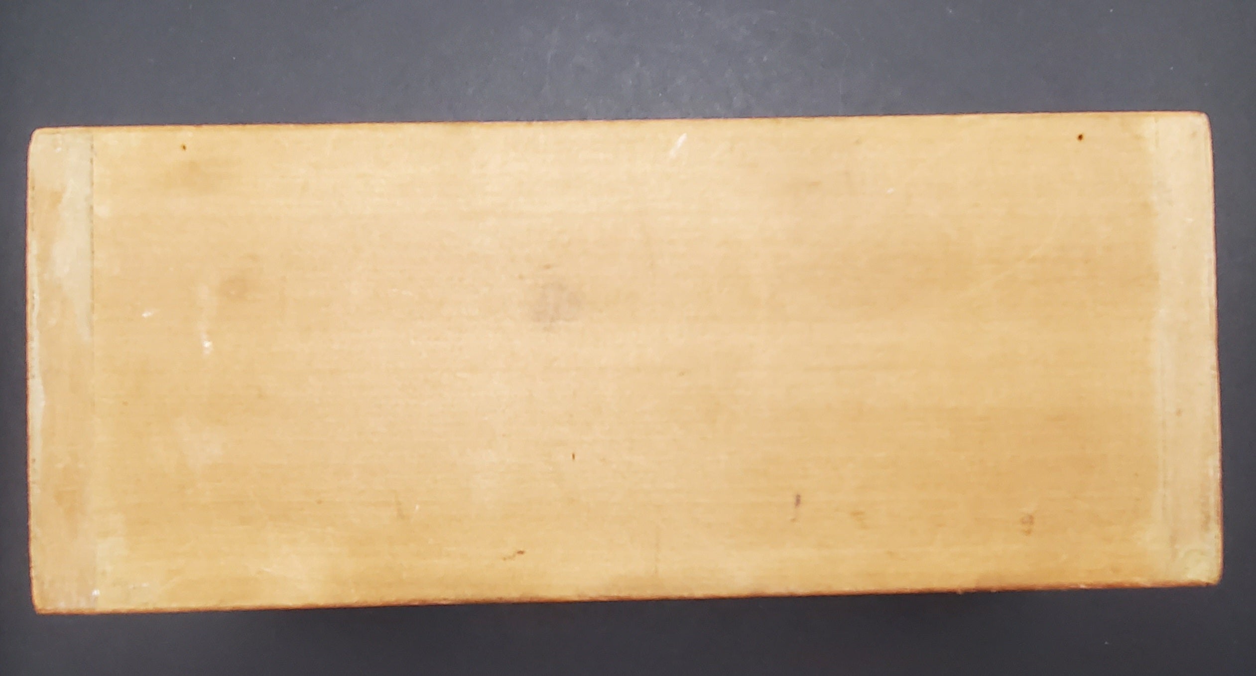 Vintage Wood Sarcophagus Lidded Box