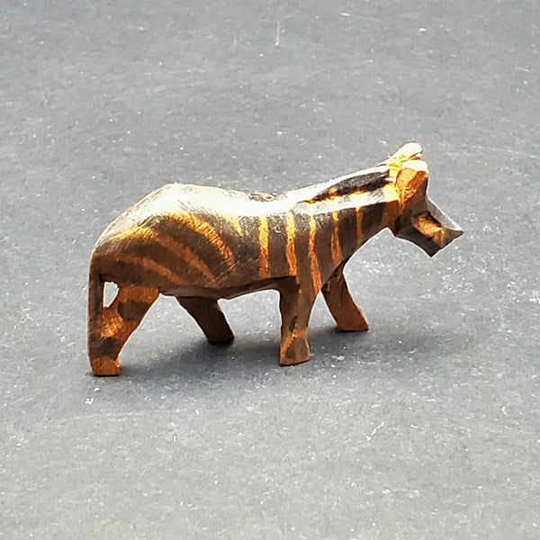 Handmade Wooden Zebra