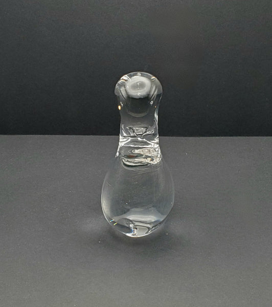 Handmade Glass Duck Figurine Paperweight