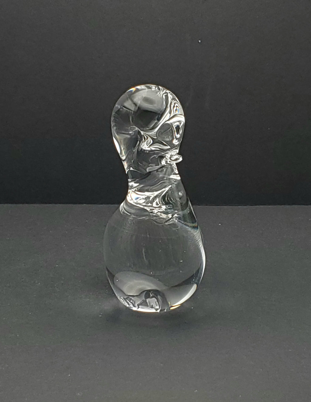 Handmade Glass Duck Figurine Paperweight