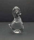 Handmade Glass Duck Figurine Paperweight