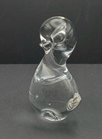Handmade Glass Duck Figurine Paperweight