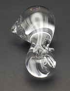 Handmade Glass Duck Figurine Paperweight