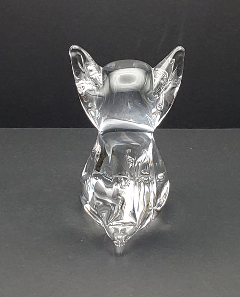 Handmade Glass Cat Figurine Paperweight