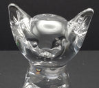 Handmade Glass Cat Figurine Paperweight