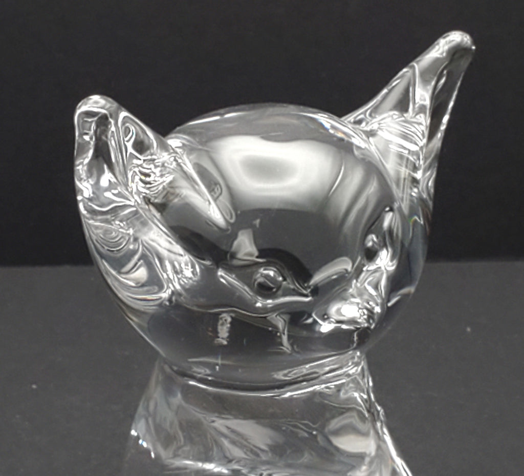Handmade Glass Cat Figurine Paperweight