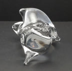 Handmade Glass Cat Figurine Paperweight