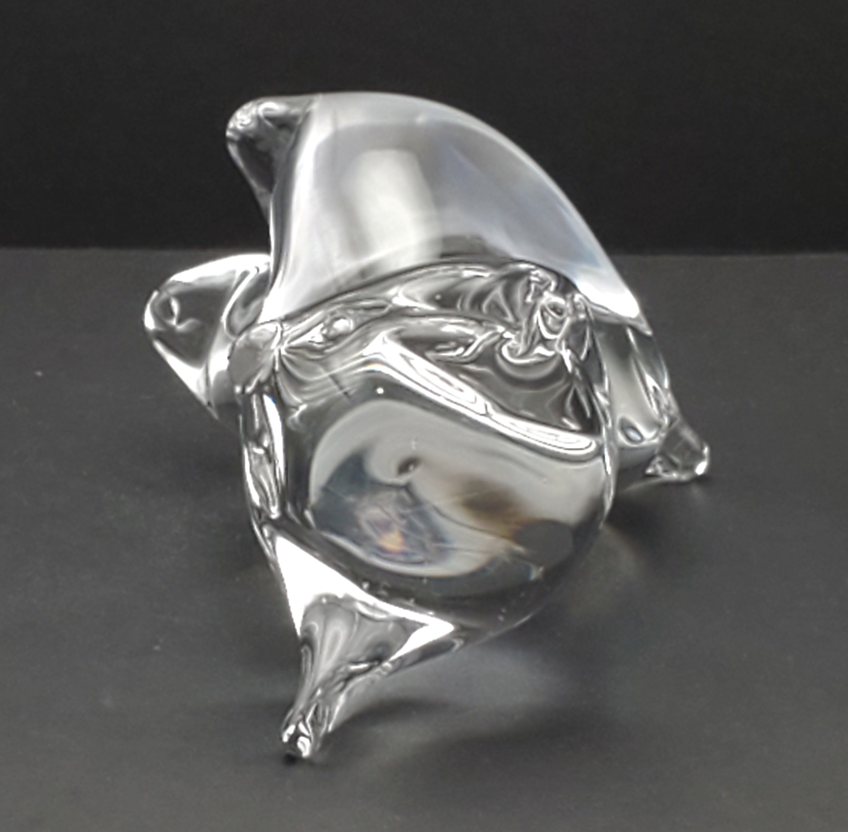 Handmade Glass Cat Figurine Paperweight
