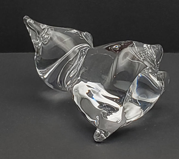 Handmade Glass Cat Figurine Paperweight