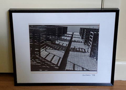 Karen Landmann - "Summertime" Black and White Silver Gelatin Print - Framed