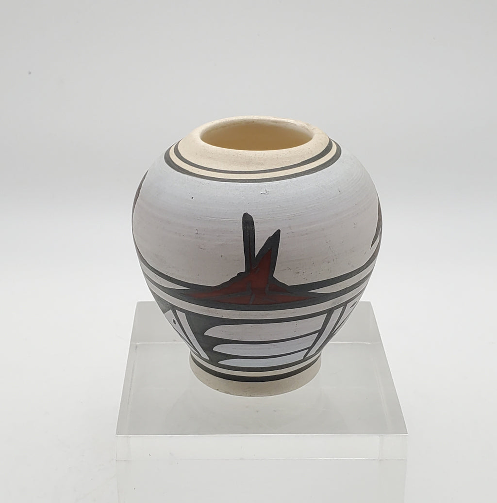 Nesbitt - Vintage Hand Painted Southwestern Motif Ceramic Vase