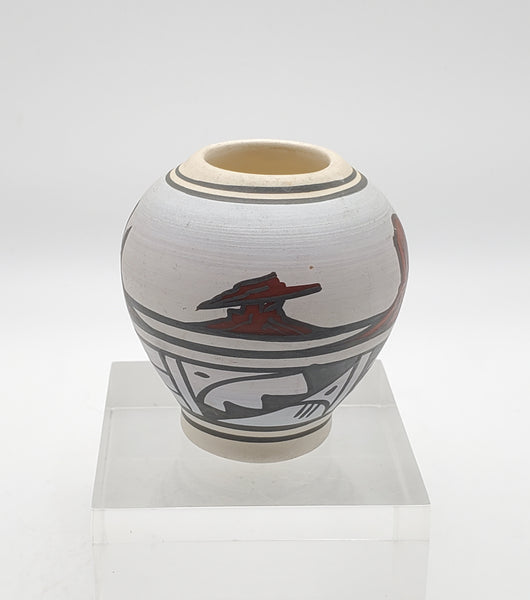 Nesbitt - Vintage Hand Painted Southwestern Motif Ceramic Vase