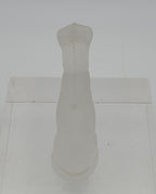 Vintage Frosted Glass Dog Figurine
