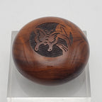 Vintage Carved Myrtlewood Butterfly Paperweight