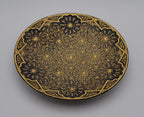 Vintage Metal Stunning Carved Designs Dish