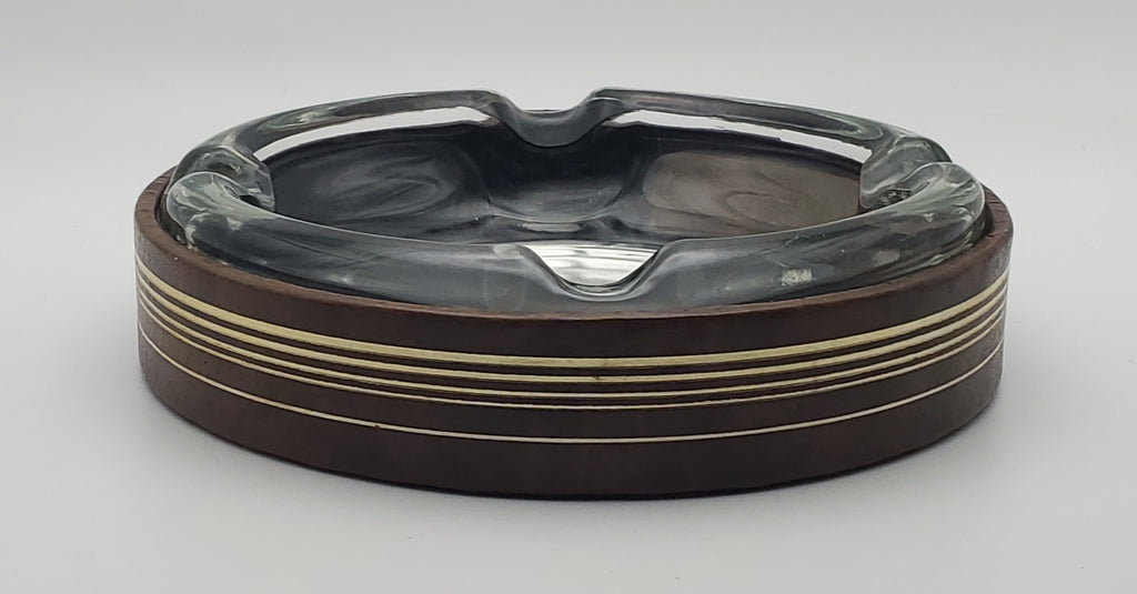 Vintage Mid-Century Glass Ashtray
