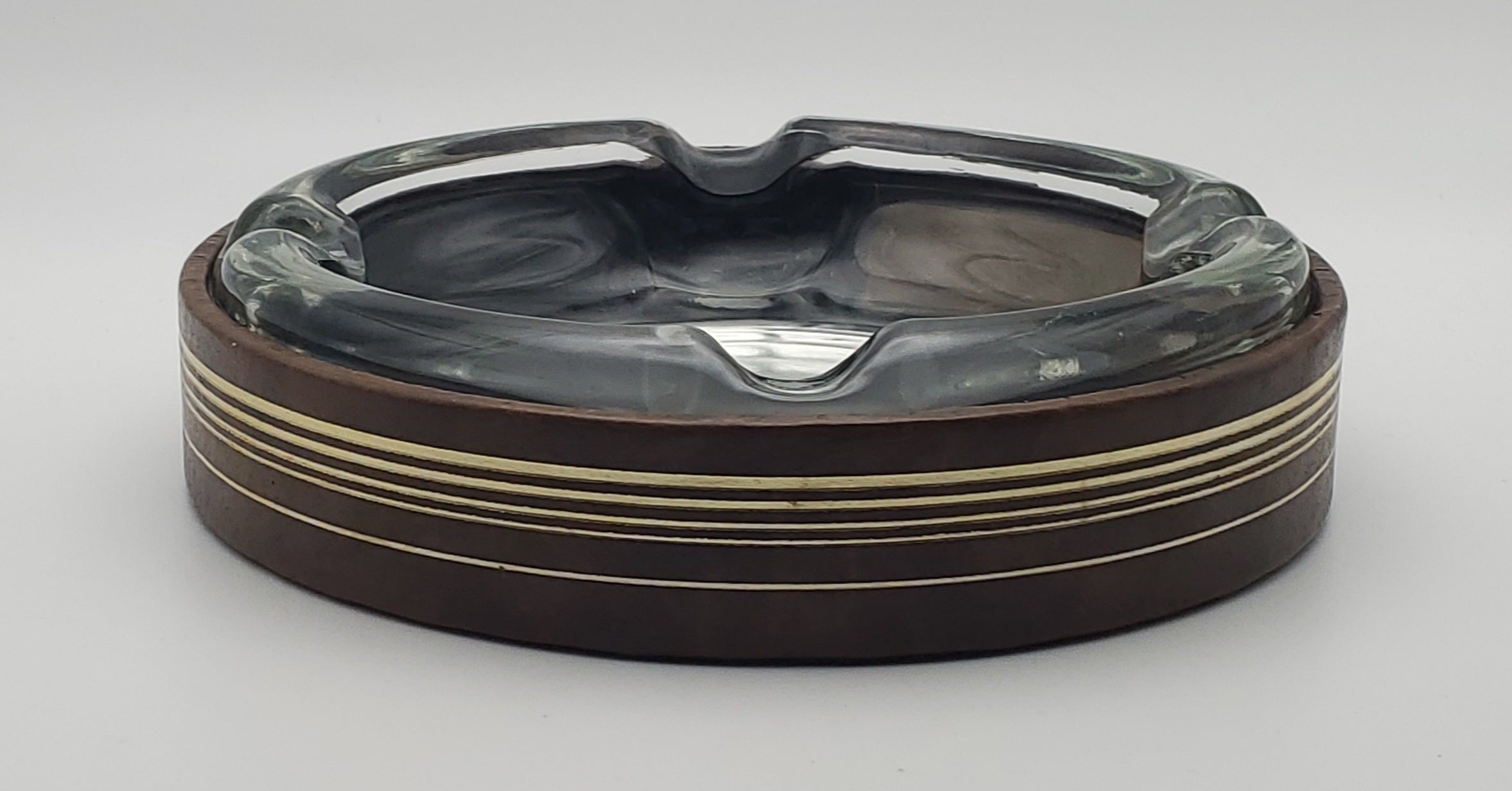 Vintage Mid-Century Glass Ashtray