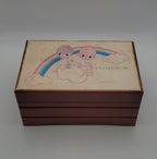Jonathan & David - Vintage 1970s Wood Music Jewelry Box
