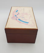 Jonathan & David - Vintage 1970s Wood Music Jewelry Box
