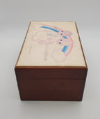 Jonathan & David - Vintage 1970s Wood Music Jewelry Box