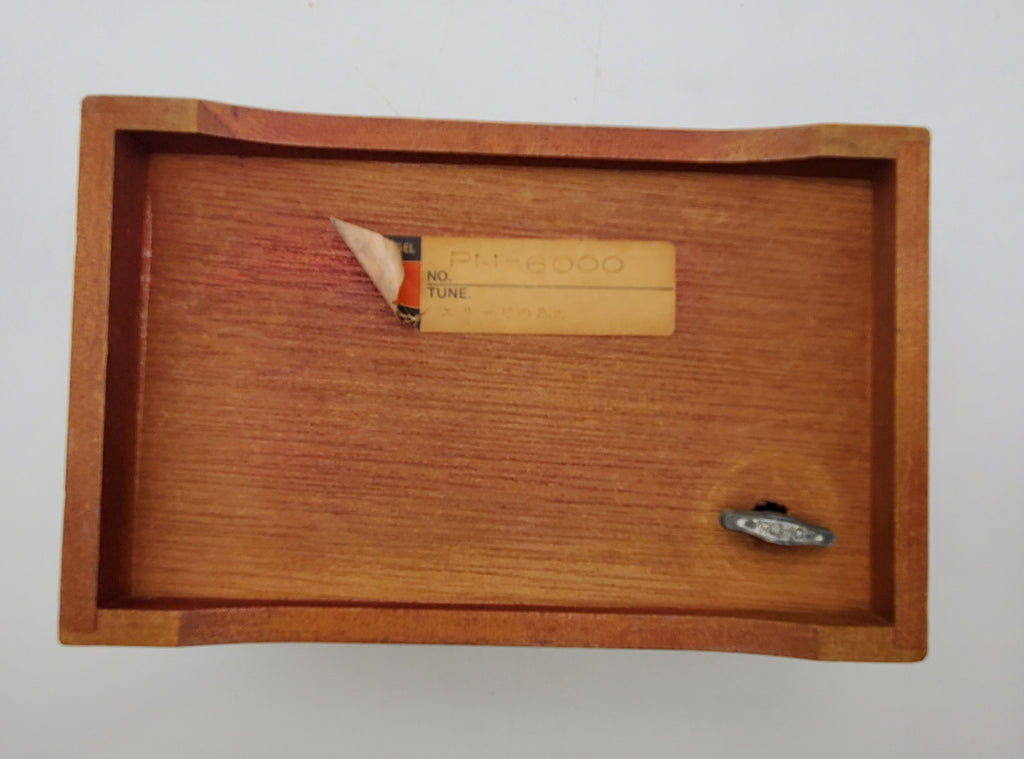 Jonathan & David - Vintage 1970s Wood Music Jewelry Box