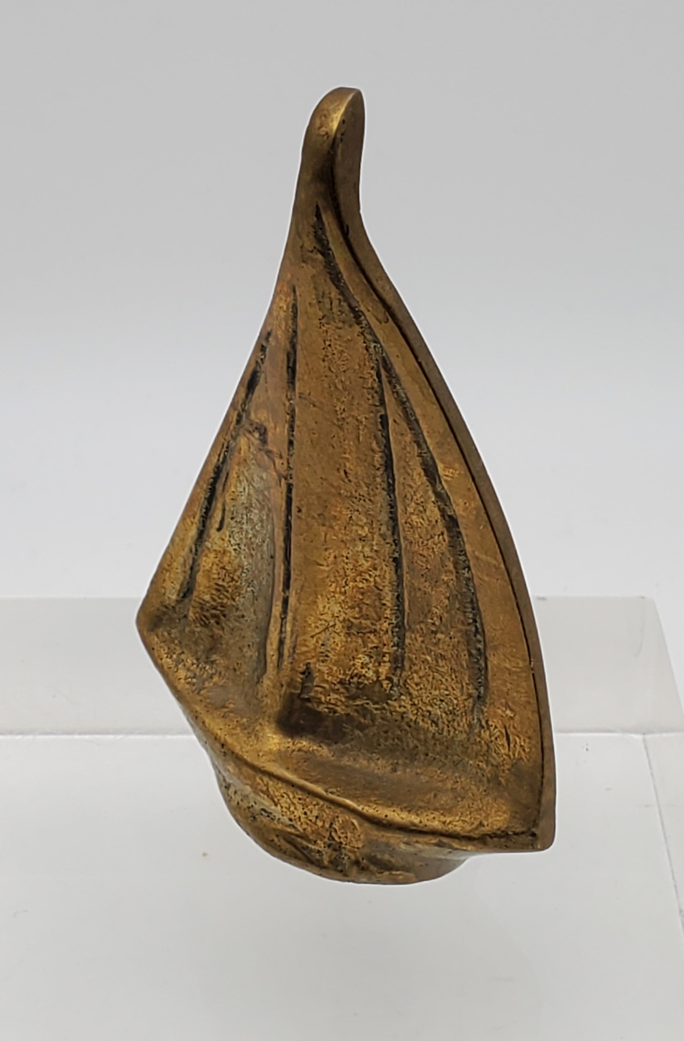 Penco - Small Vintage Brass Sailboat Sculpture