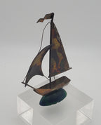 Vintage Brass Hong Kong Saibloat Sculpture