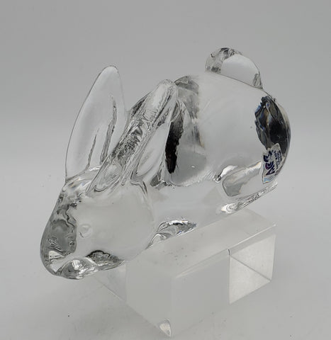 ACC- Vintage Rabbit Handmade Crystal Glass Paperweight