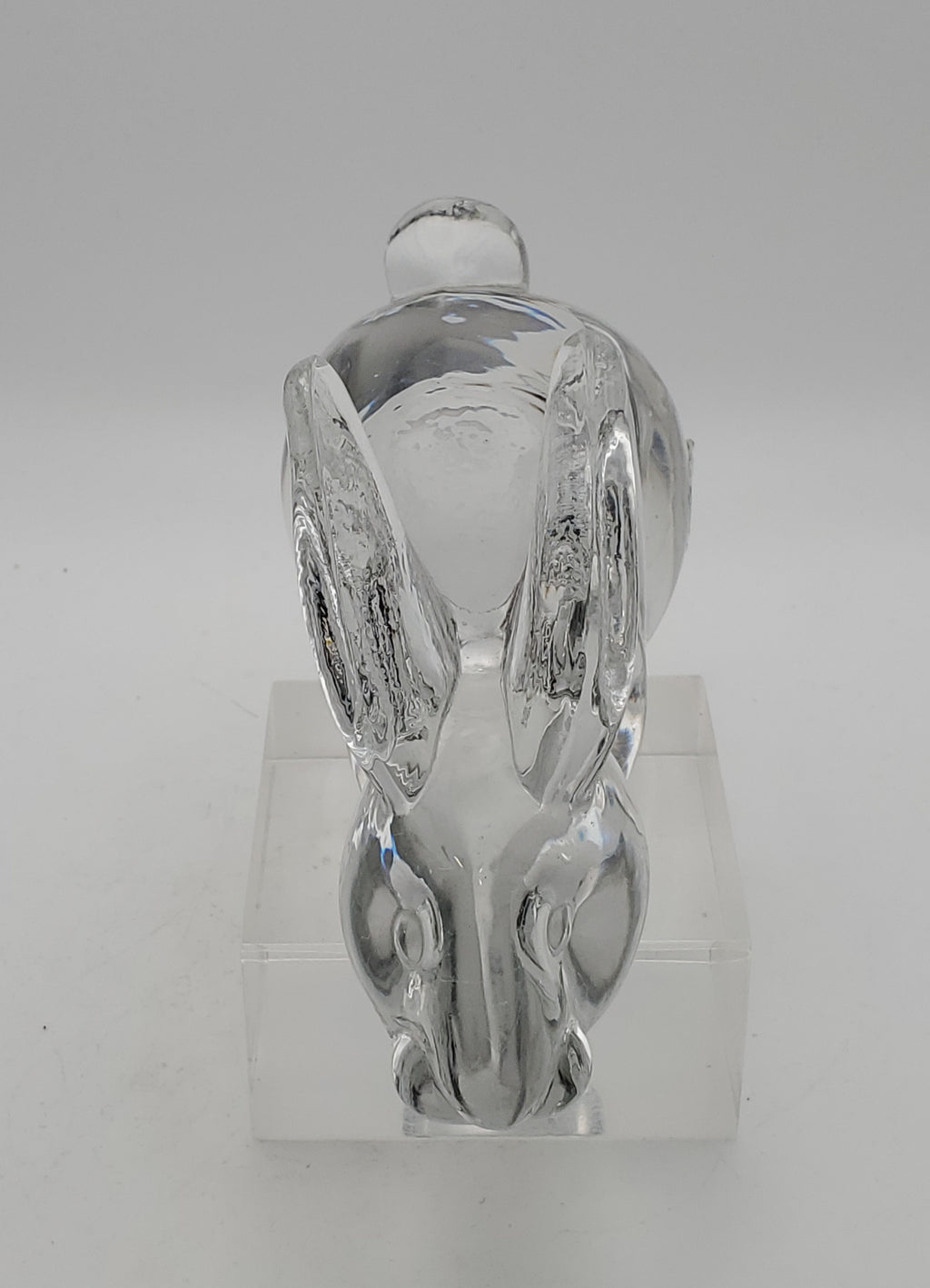 ACC- Vintage Rabbit Handmade Crystal Glass Paperweight