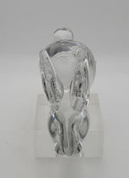 ACC- Vintage Rabbit Handmade Crystal Glass Paperweight