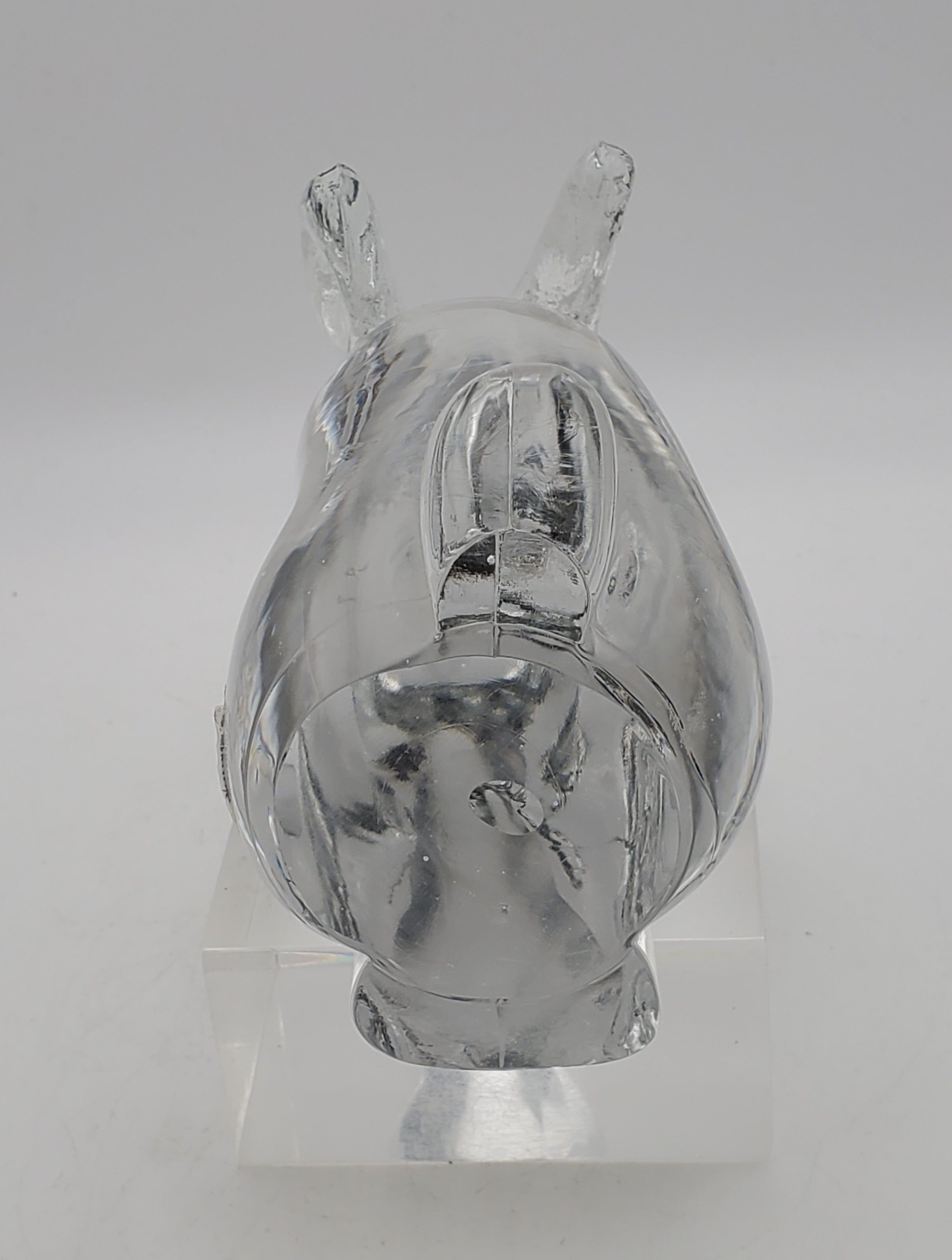 ACC- Vintage Rabbit Handmade Crystal Glass Paperweight
