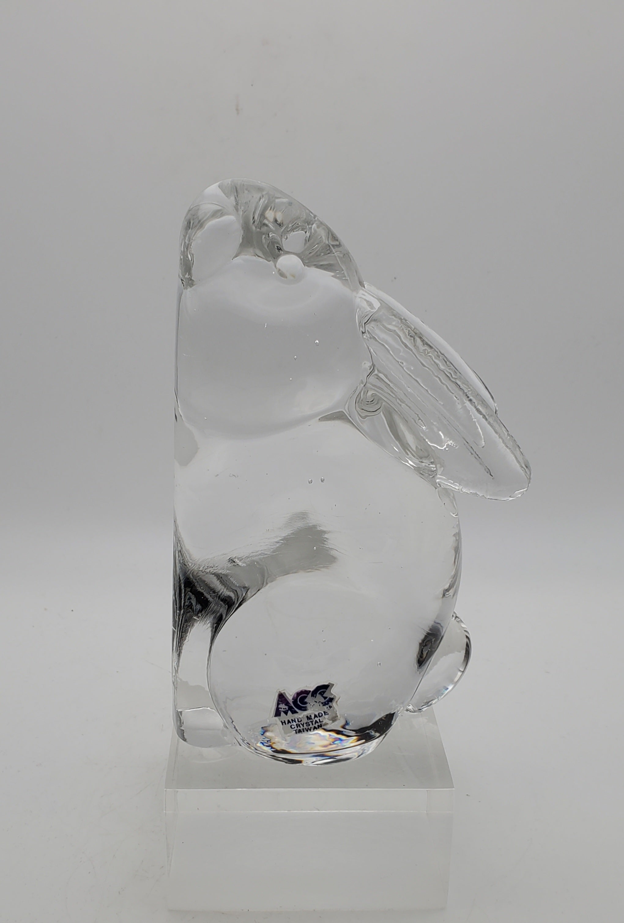 ACC- Vintage Rabbit Handmade Crystal Glass Paperweight