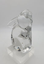 ACC- Vintage Rabbit Handmade Crystal Glass Paperweight