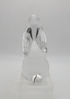 ACC- Vintage Rabbit Handmade Crystal Glass Paperweight