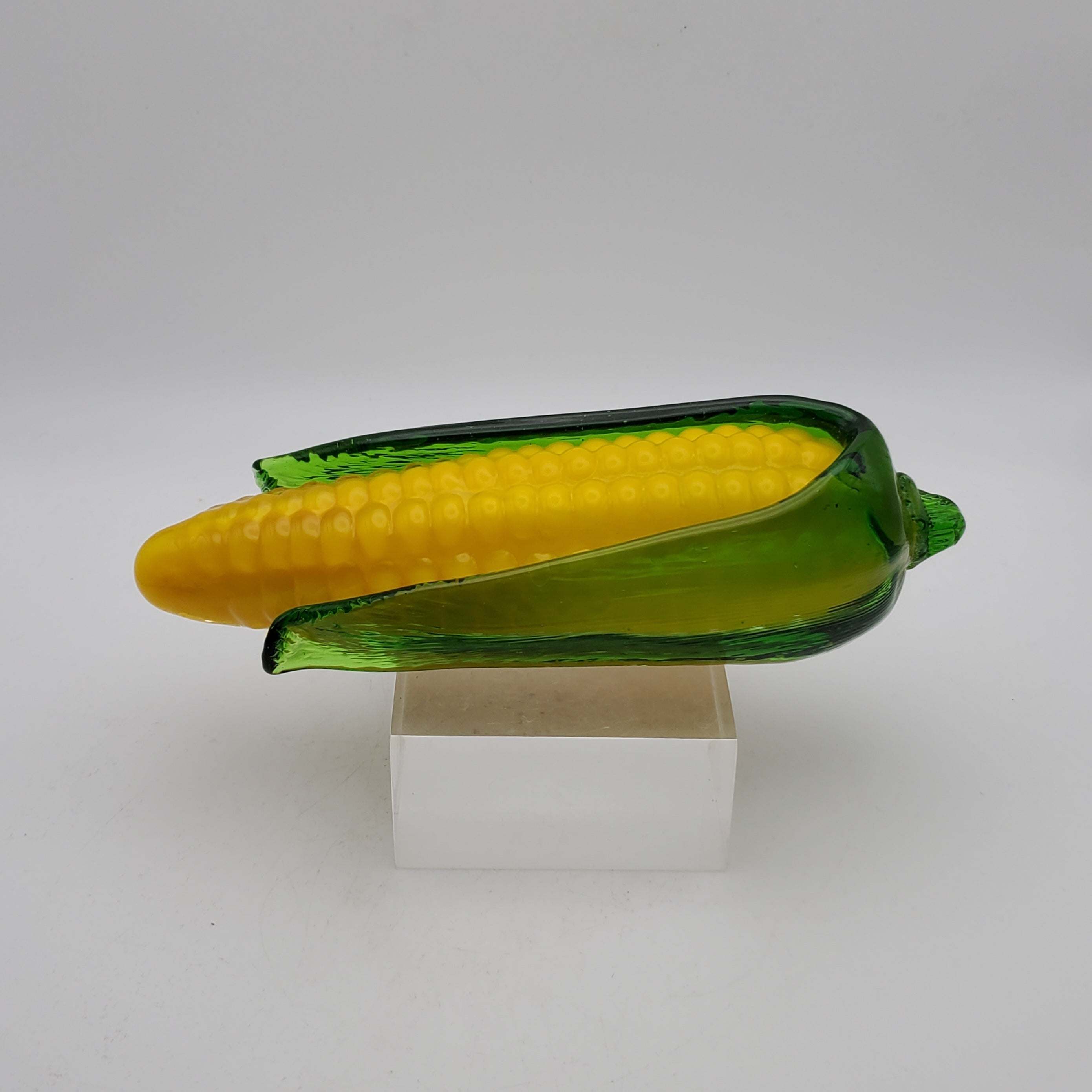 Vintage Handmade Glass Ear of Corn