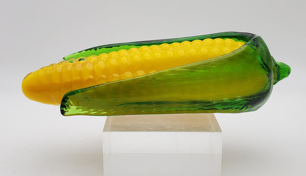 Vintage Handmade Glass Ear of Corn