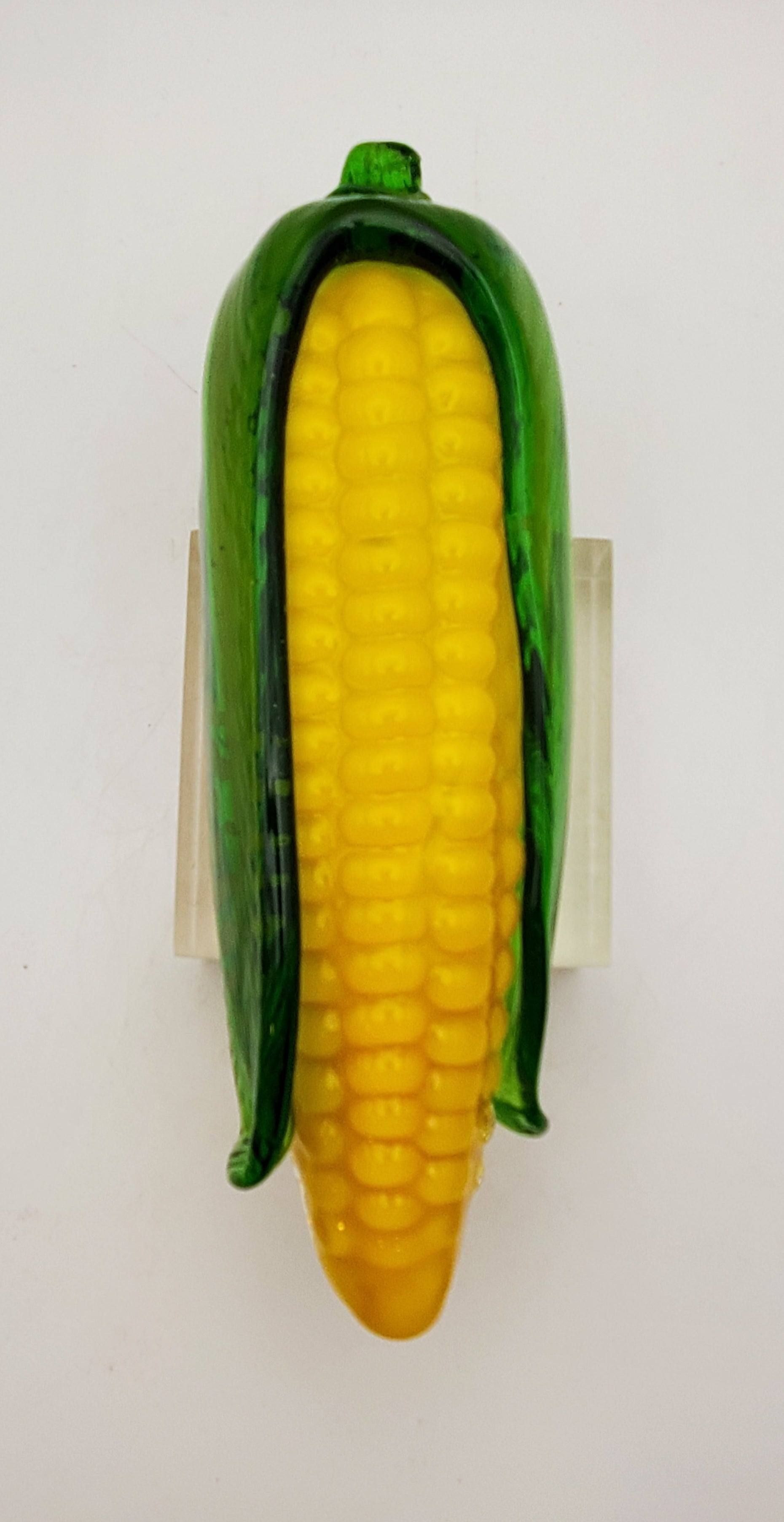 Vintage Handmade Glass Ear of Corn