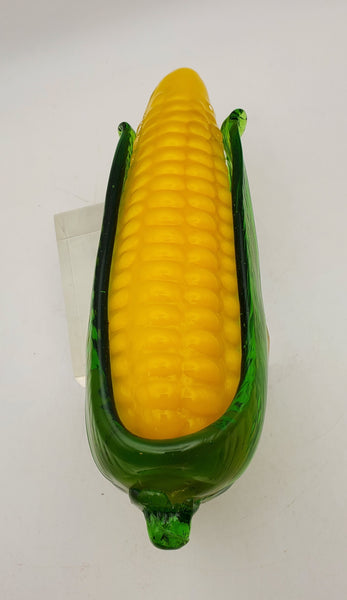 Vintage Handmade Glass Ear of Corn